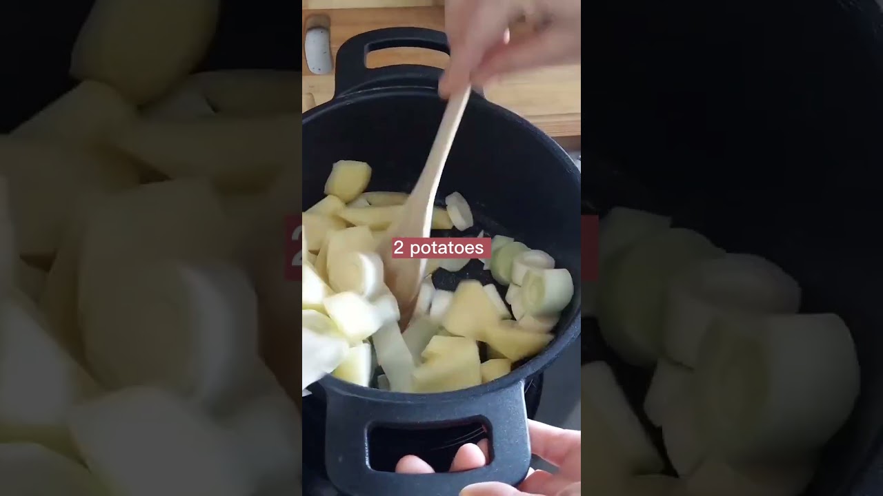 Vichyssoise creamy soup recipe 🍲|Spanish recipe 🇪🇸 