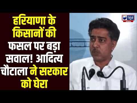 haryana में फसल खरीद पर Aditya Chautala का सरकार से तीखा सवाल, किसानों के मुद्दे पर घेरा!