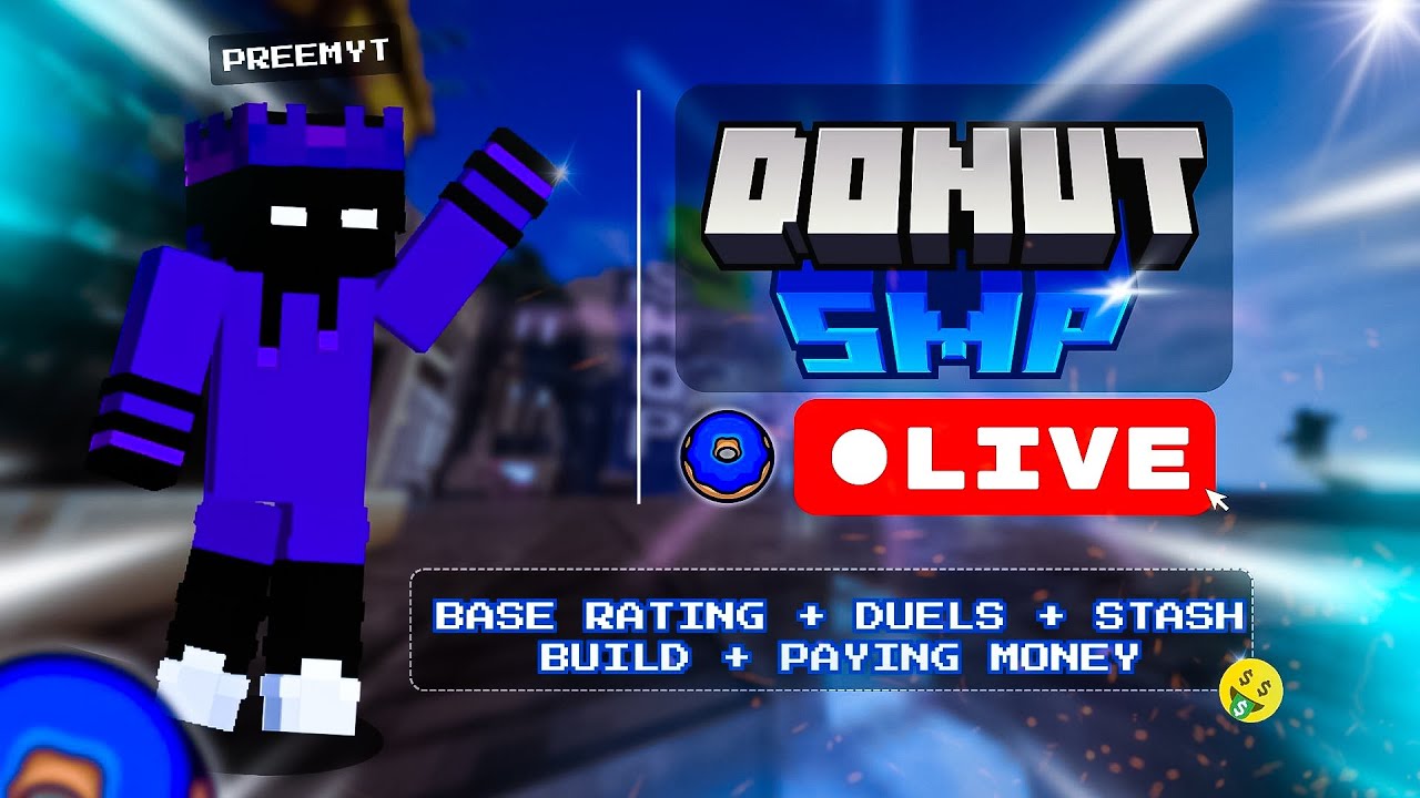I am Back!!!... #minecraft live #minecraft #Donutsmp - YouTube
