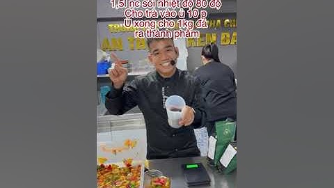 Công thức trà trái cây nhiệt đới cùng #kenbar