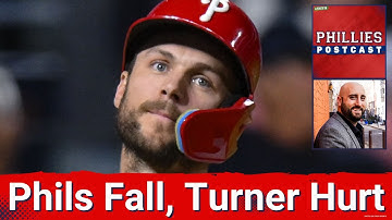 PHILLIES POSTCAST: TREA TURNER HURT as Philadelphia Phillies fall to Miami Marlins, 5-4