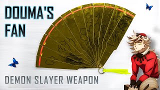 Crafting Doumas Fan From Demon Slayer - A Papercraft Tutorial