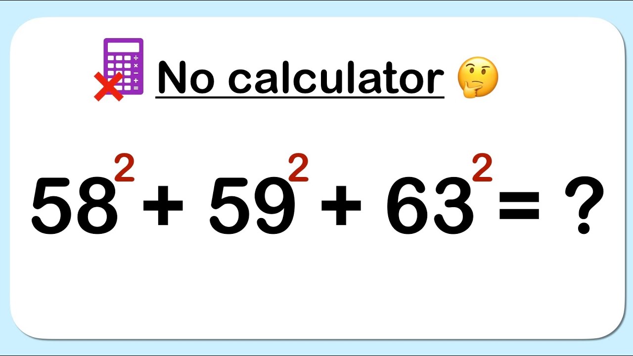 Tricky Way to Solve This Nice Square Math Problem - YouTube