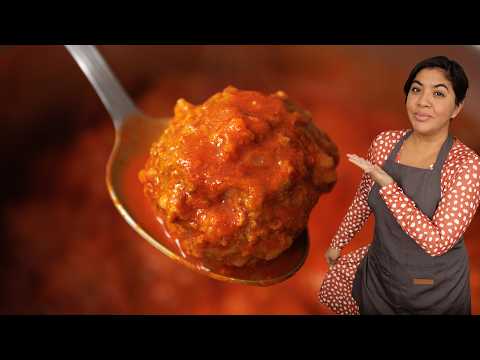 Prepara estas Albóndigas  en salsa de guajillo y chipotle