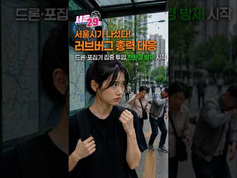 🚨서울 러브버그 대처법!🪰 드론·포집기까지 총동원 [29초⏰서울] #러브버그 #서울시