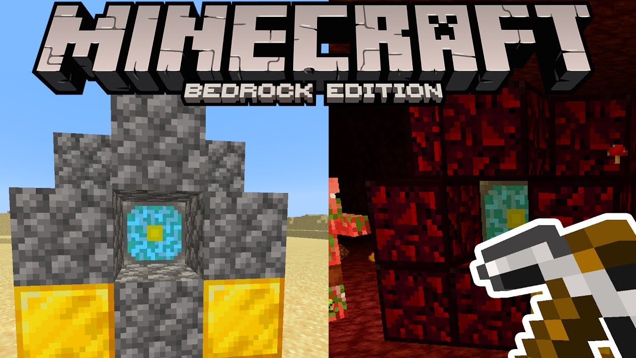 Working Nether Reactor In Minecraft Bedrock 1 11 Youtube