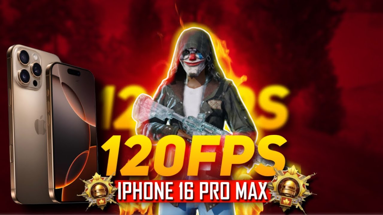 iPhone 16 Pro Max 120FPS in 2026🔥 4 Fingers+Full Gyro | PUBG MOBILE