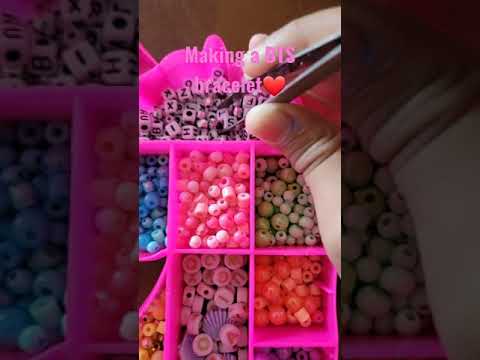 making a BTS bracelet