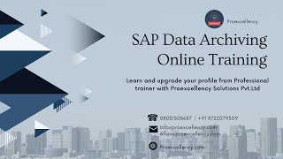 SAP Data Archiving | Online Training for Beginners