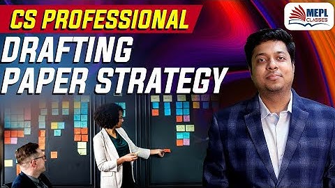 CS Professional Drafting Preparation Strategy 1 Day Before Exams | Mohit Agarwal