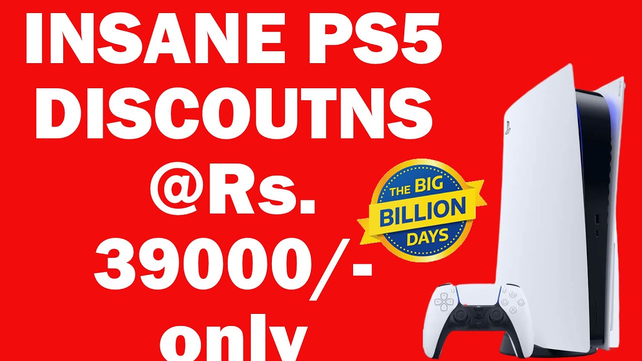 Unbelievable PS5 Deals at Flipkart BBD 2023! Prices Starting at ₹39,000