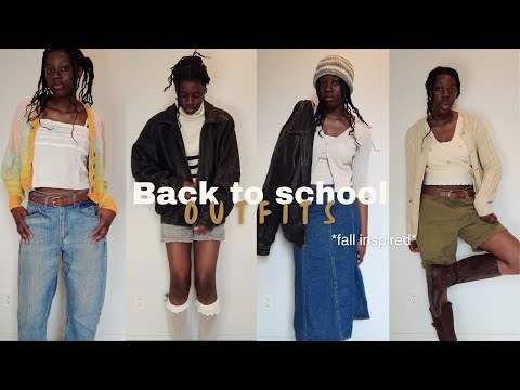 back to school outfit ideas | fall inspired 🍁
