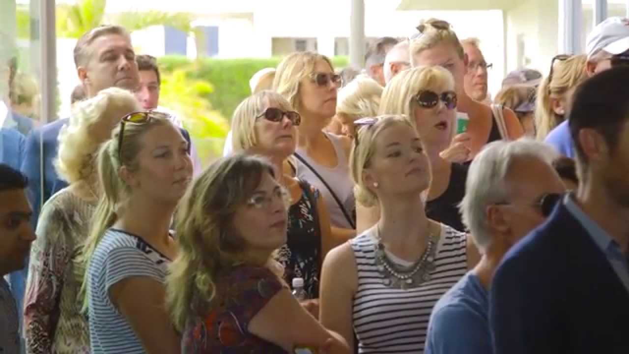 Auction Day at 157 West Coast Drive