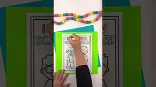 Back to school coloring pages for kids