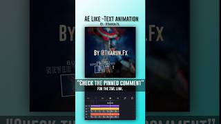 Day 2: AE Like Text Animation in Alight Motion (With XML) #ytshorts #shortsfeed .