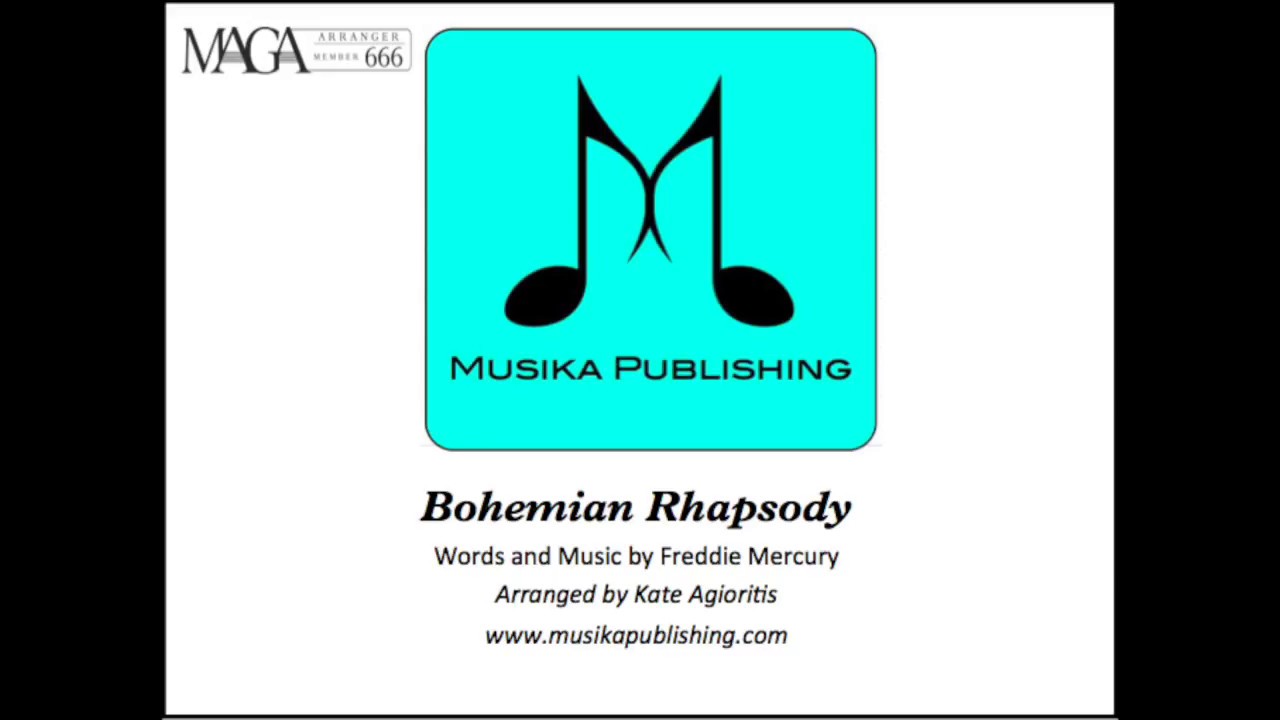 Bohemian Rhapsody - Saxophone Quartet - ♪ Sheet Music ♪