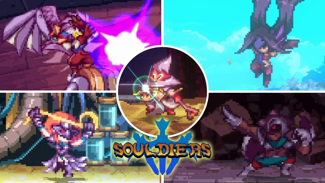【Steam】Souldiers Warrior Mode All Bosses No Damage (Caster)