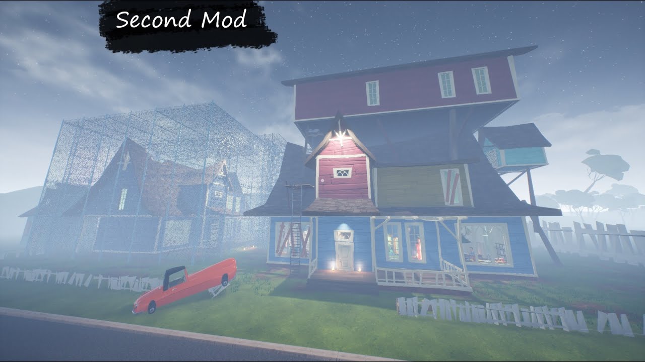 Hello Neighbor Mod Kit прохождение мода Second Mod (Patch1) - YouTube