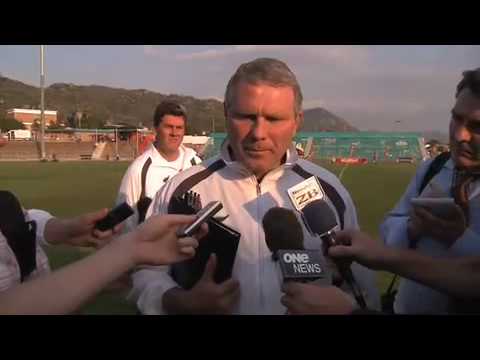 From the field straight after the training match against Chile, All Whites coach Ricky Herbert takes questions from the NZ media contingent.