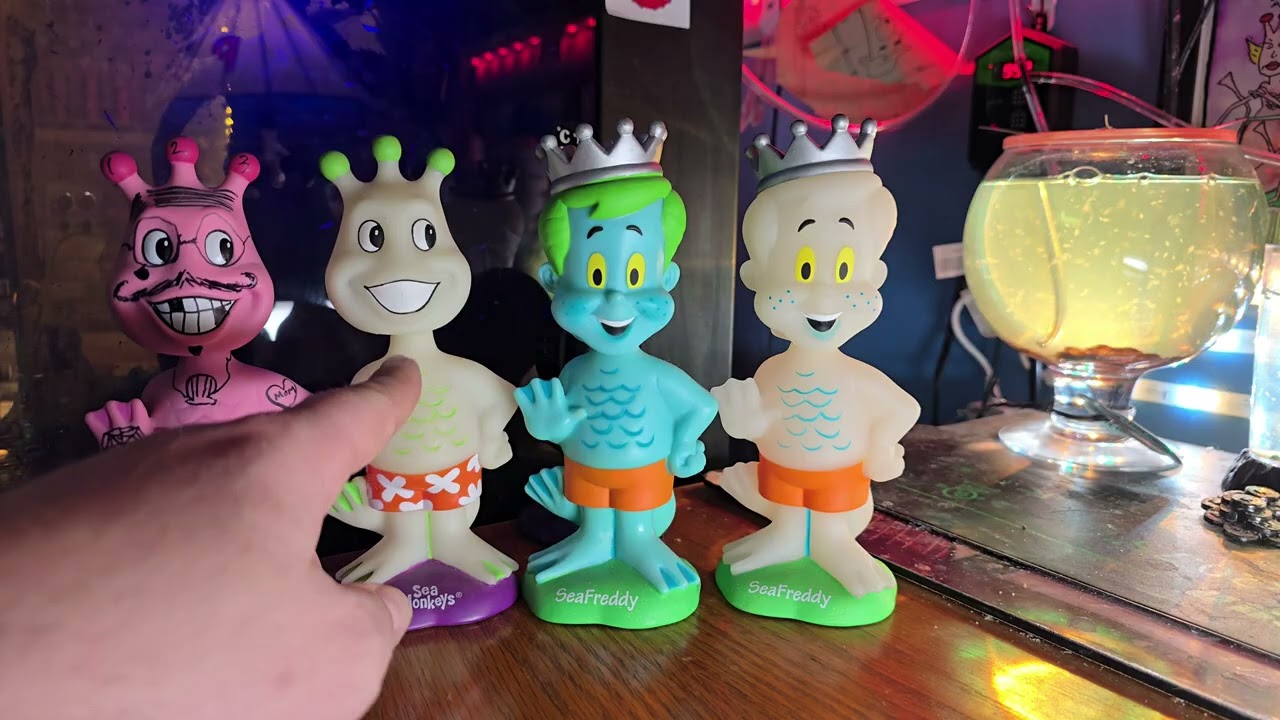 Glowing Sea-Freddy! MOST RARE Sea-Monkeys Collectible Made For