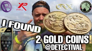 OMG I Find 2 Stunning GOLD COINS At Detectival | Metal Detecting UK | XP ORX
