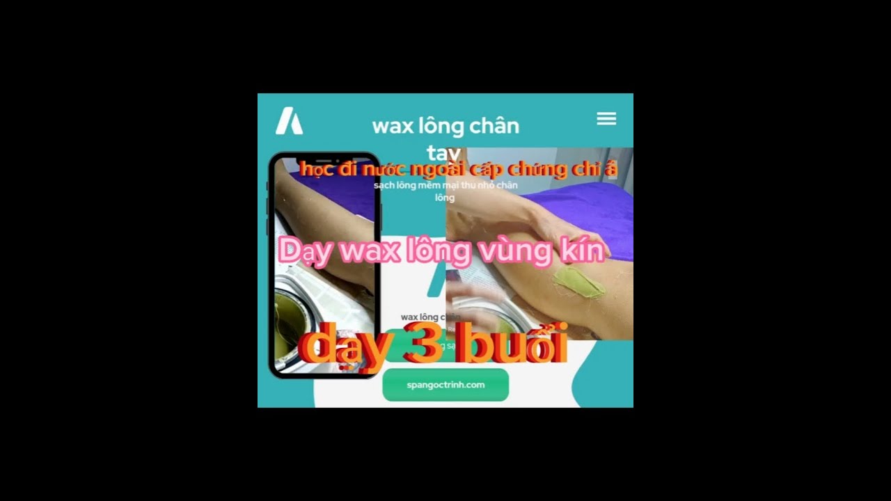 dạy wax lông vùng kín chuyên nghiệp Jax Wax Australia YouTube