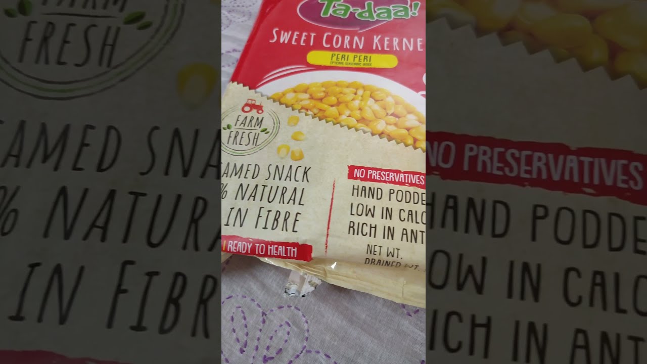 TA-DAA!!🤩 PERI-PERI🌶️ flavored Sweet Corn🌽 Kernels 😍😋🤤👅👍🏻👌🏻💯