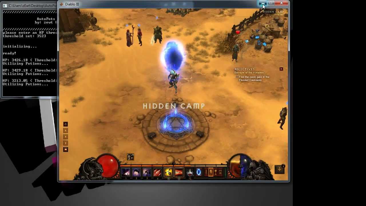 AutoPots Release 11 Diablo 3 Auto Potions Tool YouTube