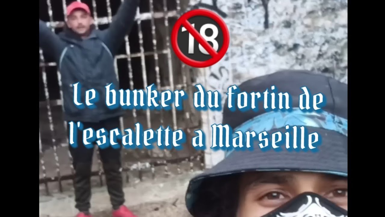 LE BUNKER DU FORTIN DE L'ESCALETTE (URBEX) MARSEILLE 