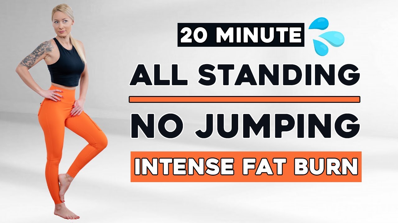 20 MIN FAT BURNING Workout | BEGINNER FRIENDLY | All Standing - No ...