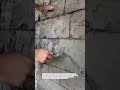 This Simple Hand Trowel Makes Wall Plastering Look Easy #construction #tools #masonry
