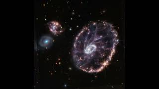 Comparison of JWST images: MIRI (bluish color) and MIRI and NIRCam and MIRI Composite Image (red)