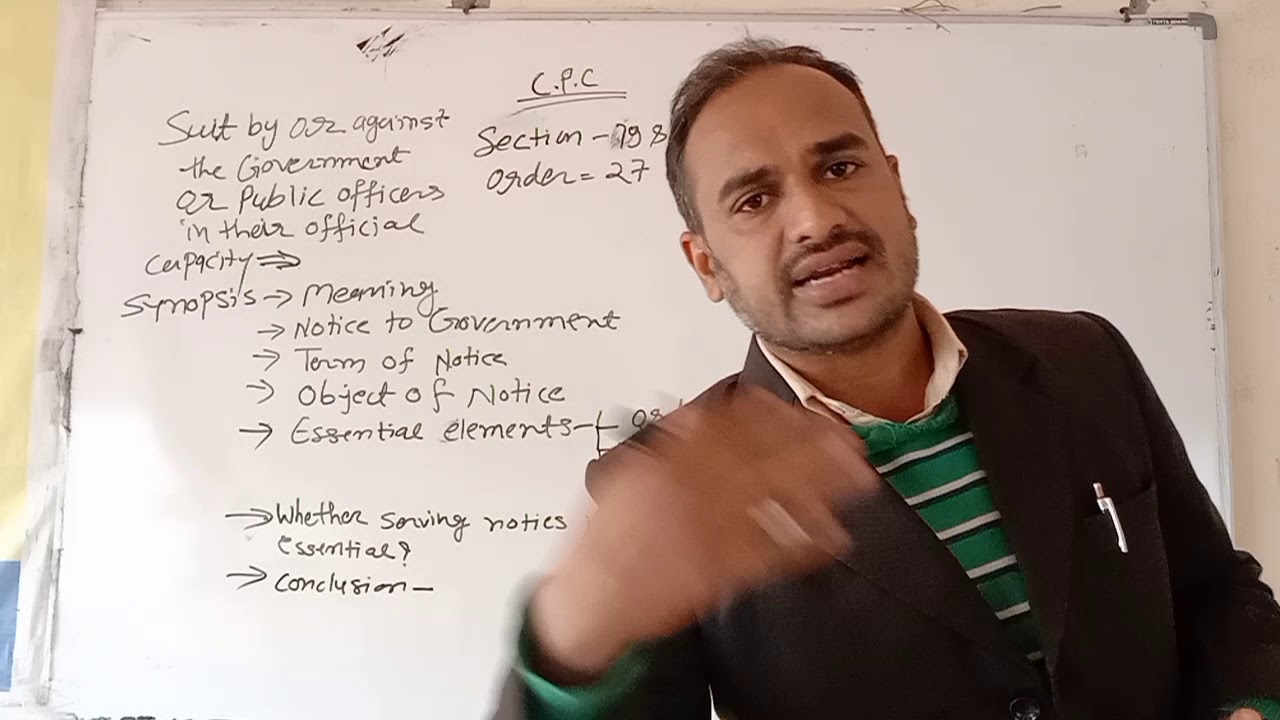 suit by or against the government or public officer civil procedure code section 79,80 order 27