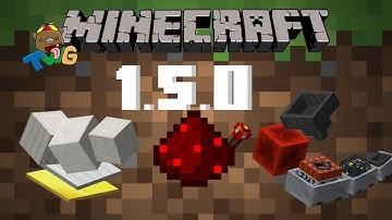 Minecraft 1.5 [ The Redstone Update ] Comparators, Daylight Sensor, Hopper and more!
