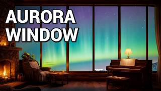 Relaxing Piano (43) 10-Hour: Aurora Through the Window screenshot 5