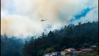 El incendio de Padrón, A Coruña, arrasa 350 hectáreas: la situación "mejora" - laSexta Noticias