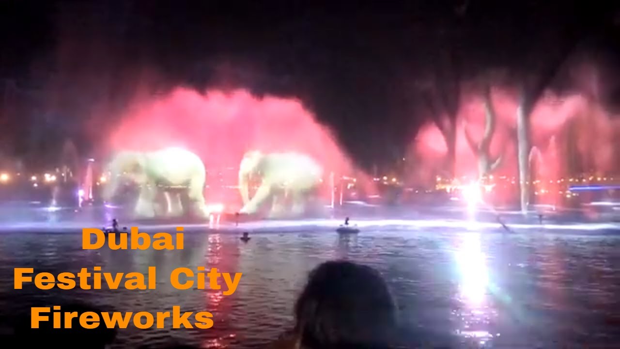 Dubai Festival City Fireworks Lighting Fireworks Dubai Dubai Festival