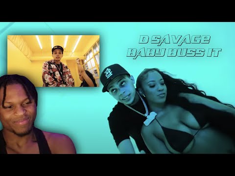 D SAVAGE HAS RETURNED  | d savage - baby buss it music video reaction