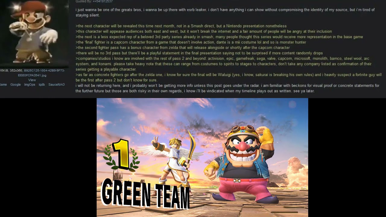 Rapping Mario Smash Ultimate Rumors!  More characters incoming?