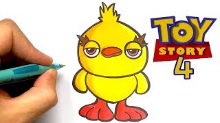 HOW TO DRAW DUCKY FROM TOY STORY 4