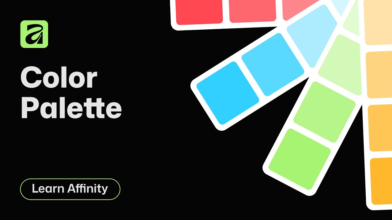 How to Create a Color Palette in Affinity - YouTube