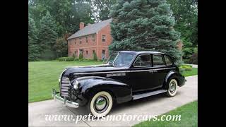 Athlete Statistics 1940 Buick Special Touring Sedan SOLD! www.petersmotorcars.com