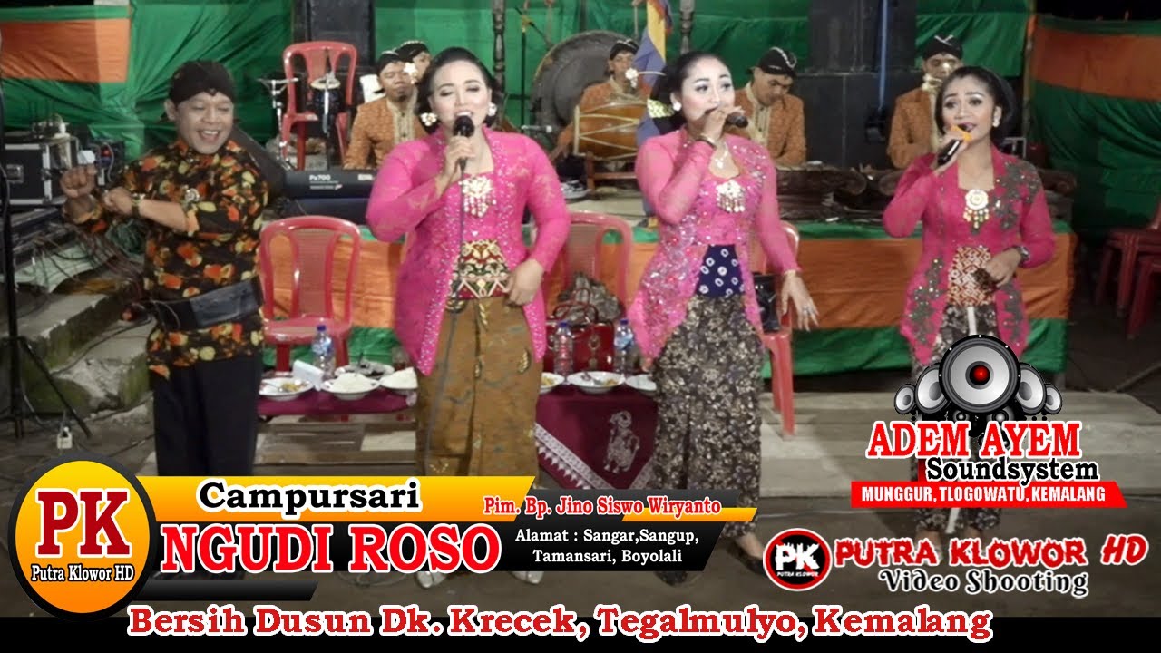 CAMPURSARI NGUDI ROSO LIVE KRECEK TEGALMULYO KEMALANG KLATEN