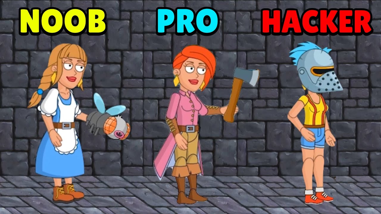 Noob Vs Pro Vs Hacker Rescue Girl Youtube