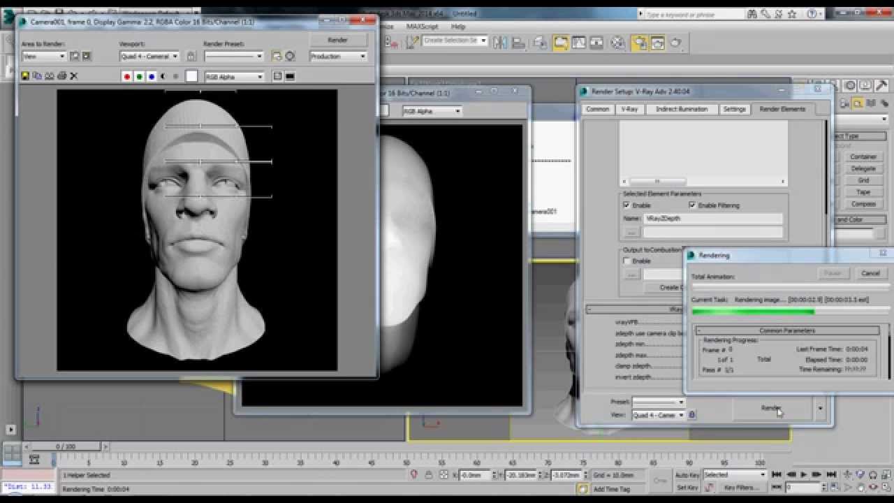 Kết hợp Photoshop và 3D Max - Tạo hiệu ứng Pin screen độc đáo - YouTube