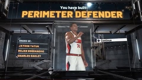 NBA2K21: I MADE A SPEEDBOOSTING PERIMETER DEFENDER WITH THE NEW GREEN/RED PIE CHART!!!