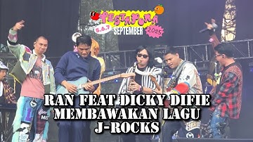 FULL! RAN Bawain Lagu J-Rocks + Dicky Difie Surprise di Pestapora 2025 🎸🔥