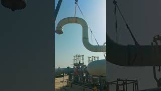 Pipe spool erection|130 ton crane|critical lifting|part 2