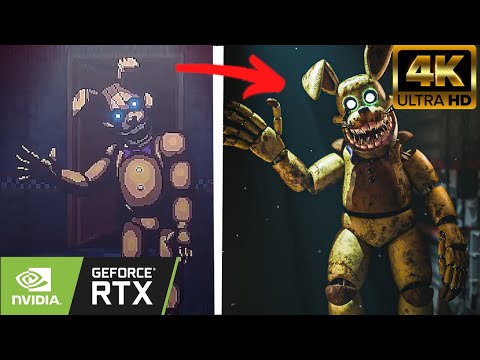FNAF INTO THE PIT GAME BUT IT'S 3D