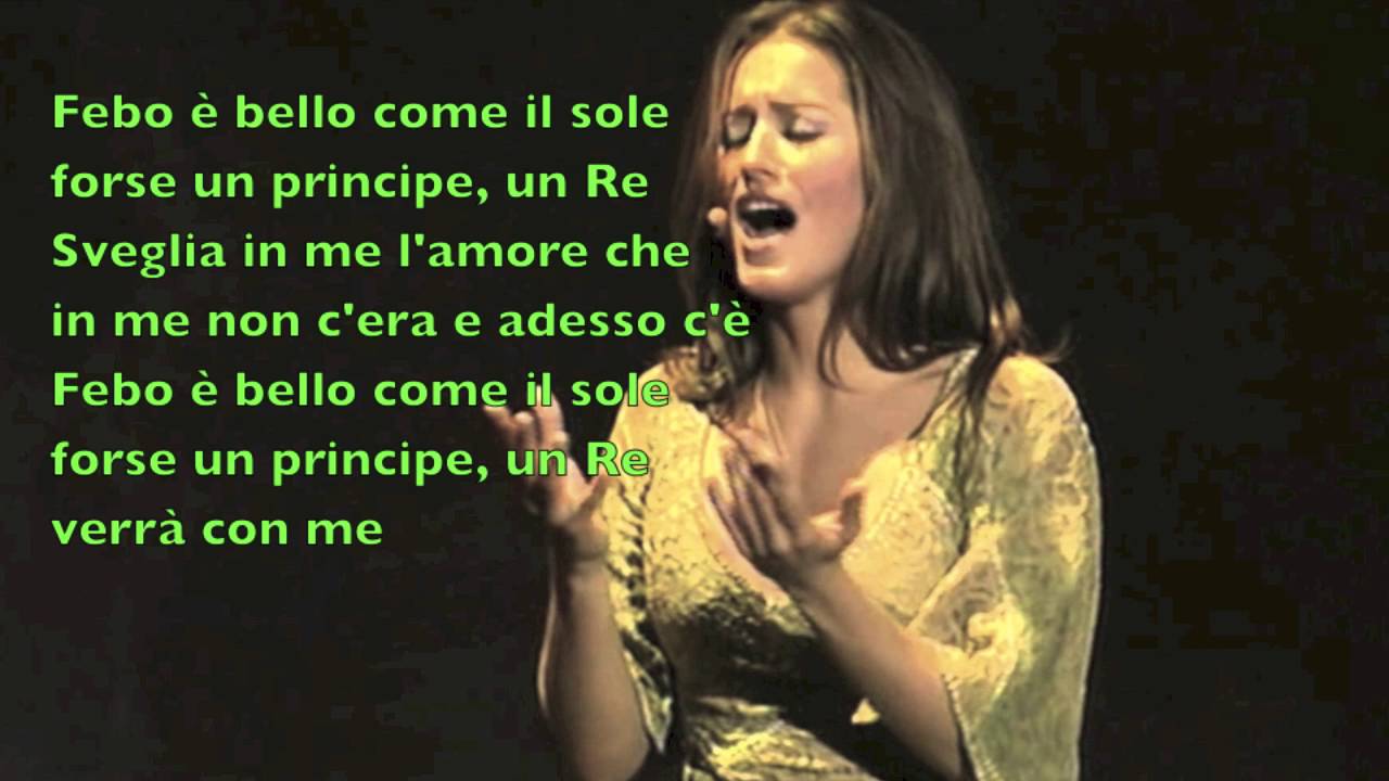 La parola Febo + Bello come il sole Karaoke con voce di Esmeralda